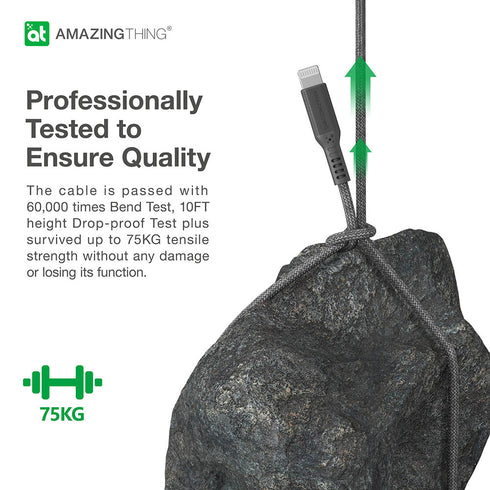 Amazing Thing Lightning Cable to USB-C Astro Pro Titan