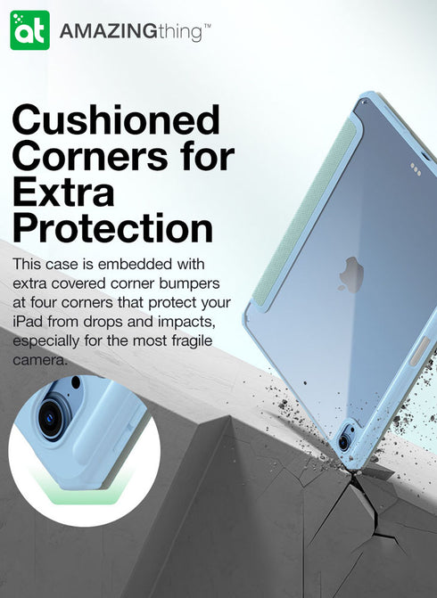 Amazing Thing iPad 10.9" (2022) 10th Gen Case Titan Pro (Pencil Storage Slot)