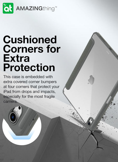 Amazing Thing iPad 10.9" (2022) 10th Gen Case Titan Pro (Pencil Storage Slot)