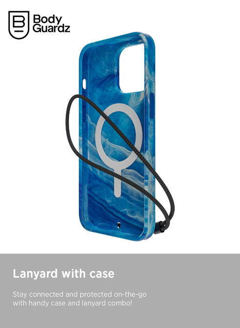 BodyGuardz iPhone 15 PRO Case Carve MARBLE