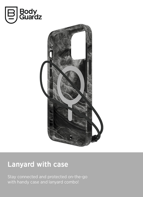 BodyGuardz iPhone 15 PRO Case Carve MARBLE