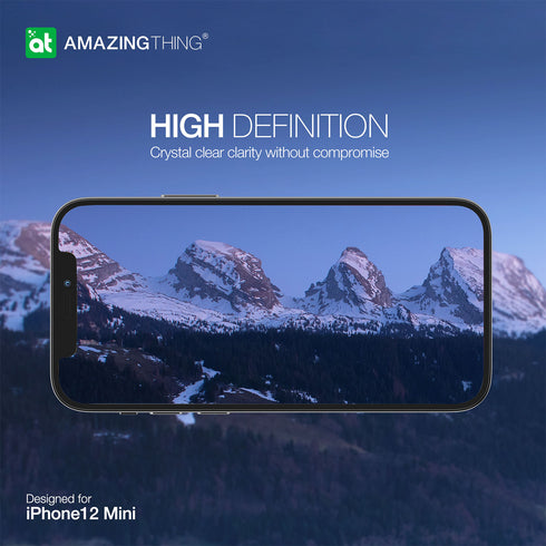 Amazing Thing iPhone 12 Mini Tempered Glass Screen Protector Supreme Glass Case Friendly