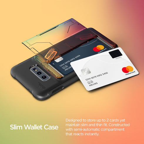 VRS Design Samsung Galaxy A30 case cover Damda Glide Shield - Solid Orange Purple