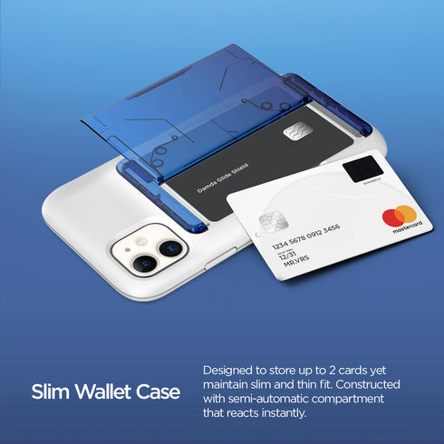 VRS Design iPhone 11 case cover Damda Glide Shield - Blue Black