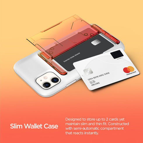 VRS Design iPhone 11 case cover Damda Glide Shield - Yellow Peach