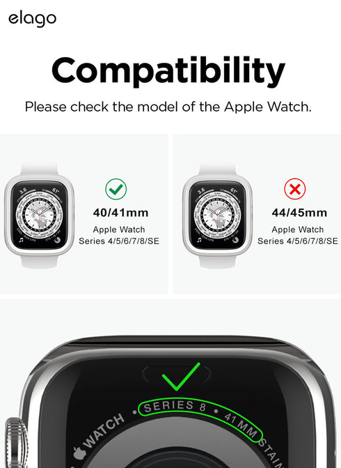 elago Apple Watch (41/40mm) Case Duo