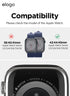 elago Apple Watch Band (44/42mm) Fluoro Rubber Strap