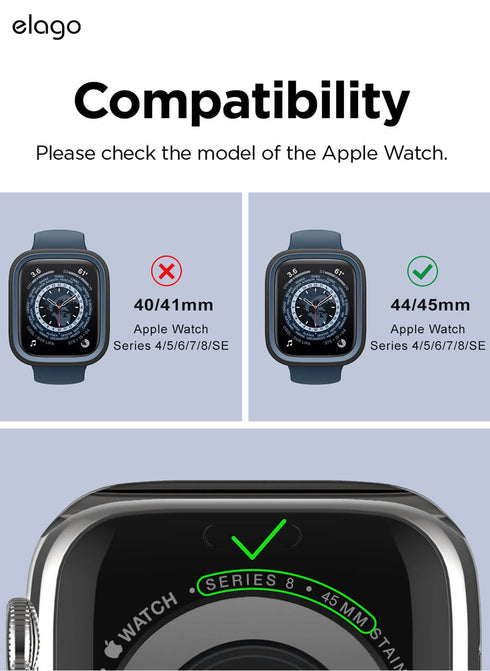 elago Apple Watch (45/44mm) Case Duo