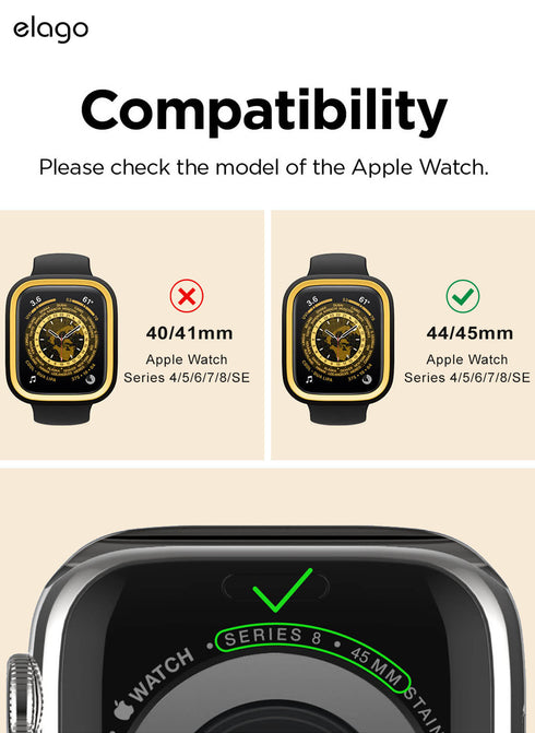 elago Apple Watch (45/44mm) Case Duo