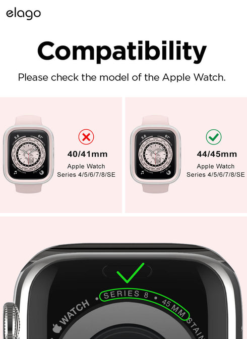 elago Apple Watch (45/44mm) Case Duo