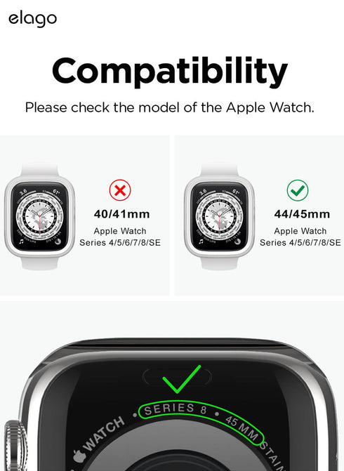 elago Apple Watch (45/44mm) Case Duo