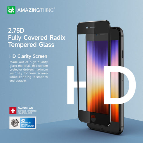 Amazing Thing iPhone SE 3 Tempered Glass Screen Protector Full Cover