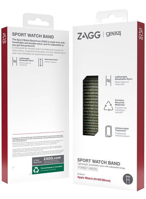 Gear4 Apple Watch (41/40/38mm) Sport Band