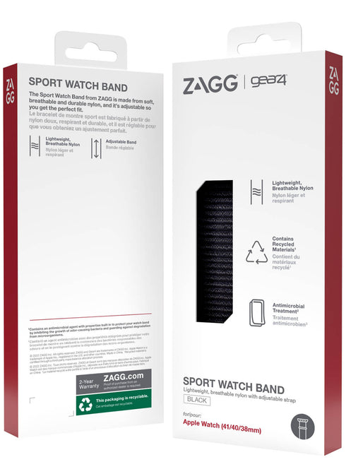 Gear4 Apple Watch (41/40/38mm) Sport Band