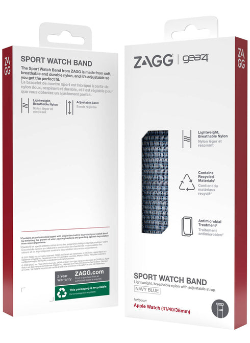 Gear4 Apple Watch (41/40/38mm) Sport Band
