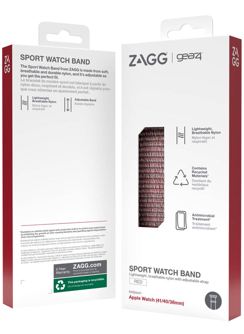 Gear4 Apple Watch (41/40/38mm) Sport Band