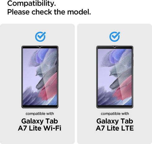 Spigen Samsung Galaxy Tab A7 LITE Tempered Glass Screen Protector GLAStR Slim