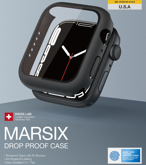 Amazing Thing Apple Watch (41mm) Case Marsix w/ built in Screen Protector