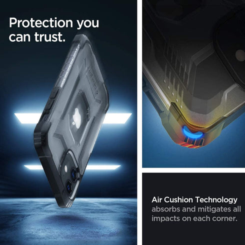 Spigen iPhone 12 Mini case cover Nitro Force - Matte Black