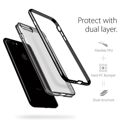 Spigen iPhone 7 case cover Neo Hybrid Crystal - Jet Black