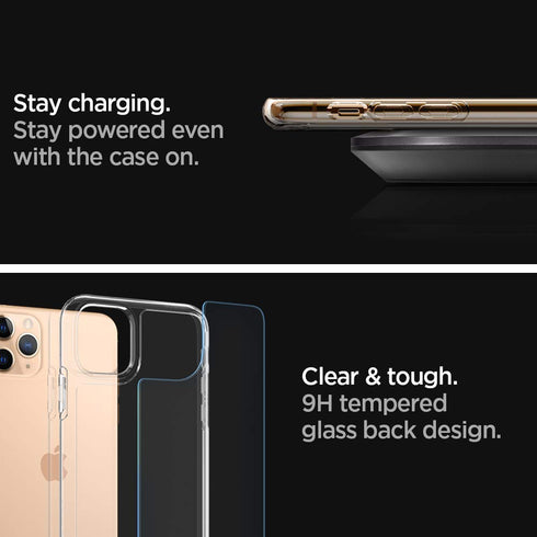 Spigen iPhone 11 PRO case cover Quartz Hybrid - Crystal Clear