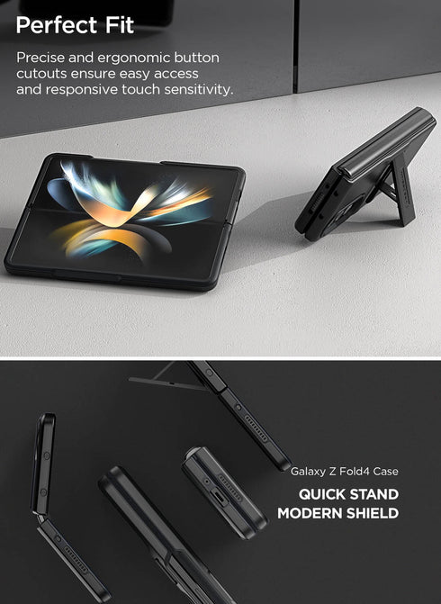 VRS Design Samsung Galaxy Z Fold 4 Case Quick Stand MODERN