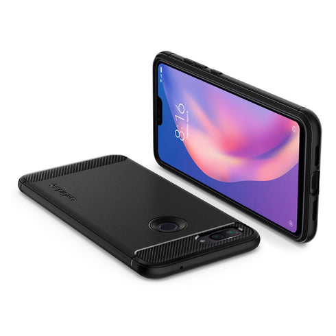 Spigen Xiaomi Mi 8 Lite case cover Rugged Armor - Black