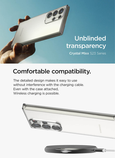 VRS Design Samsung Galaxy S23 ULTRA Case Crystal Mixx