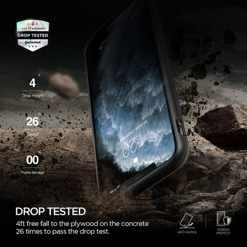 VRS Design iPhone 11 Pro MAX case cover Single Fit - Black