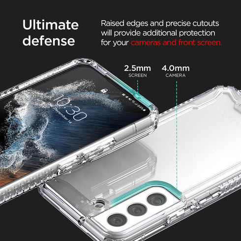 VRS Design Samsung Galaxy S22 Case Terra Guard Crystal