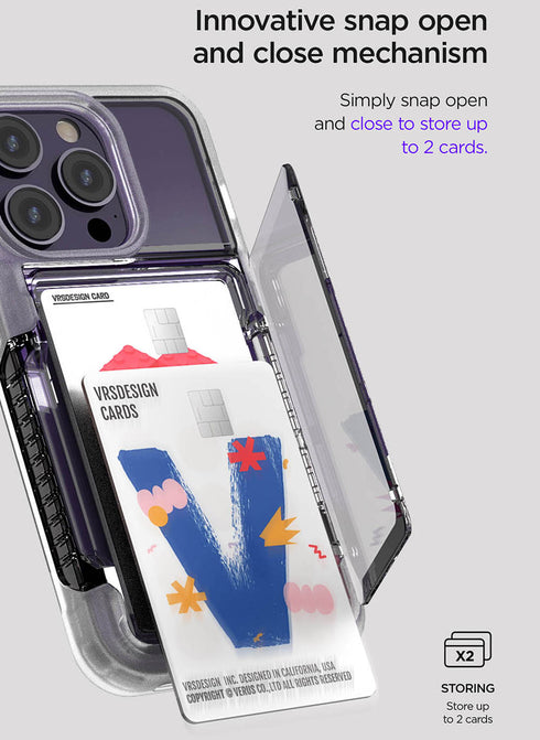 VRS Design iPhone 14 PRO Case Neo Flip