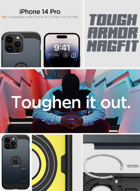 Spigen iPhone 14 PRO Case Tough Armor (MagFit)