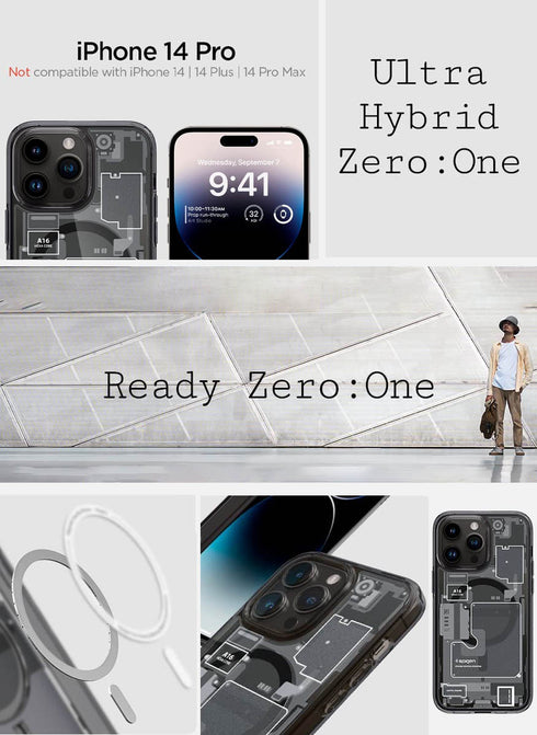 Spigen iPhone 14 PRO Case Ultra Hybrid ZERO ONE (MagFit)
