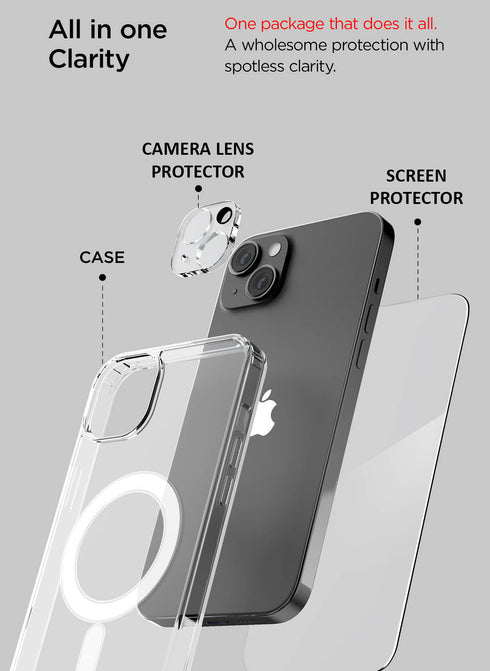 VRS Design iPhone 14 PLUS Case Crystal Mixx (MagSafe)