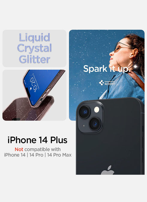 Spigen iPhone 14 PLUS Case Liquid Crystal Glitter