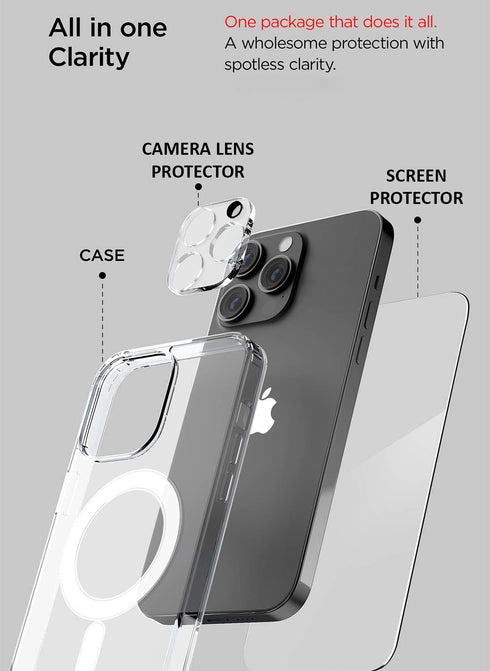 VRS Design iPhone 14 Pro MAX Case Crystal Mixx (MagSafe)