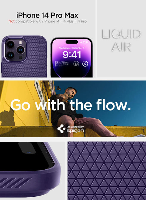 Spigen iPhone 14 Pro MAX Case Liquid Air