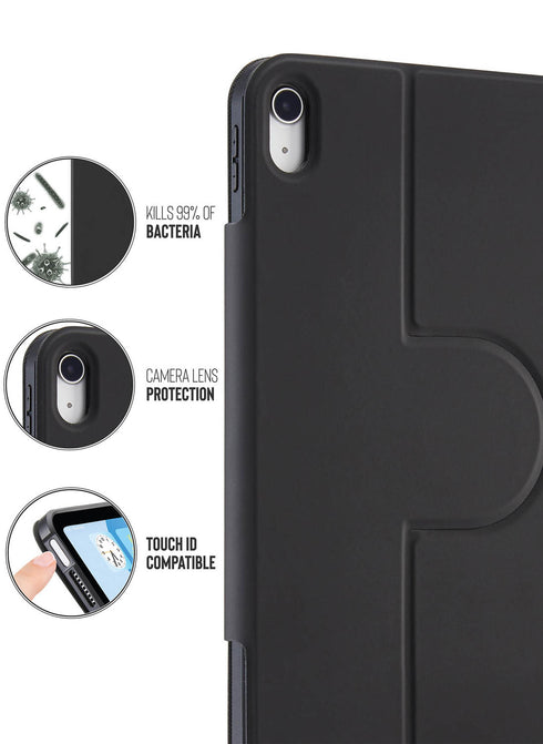 Pipetto iPad 10.9" 10th Gen (2022) Case Rotating Folio