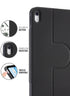 Pipetto iPad 10.9" 10th Gen (2022) Case Rotating Folio