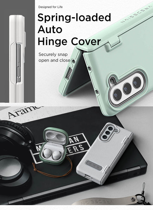 VRS Design Samsung Galaxy Z Fold 5 Case Terra Guard MODERN with Front Screen Protector