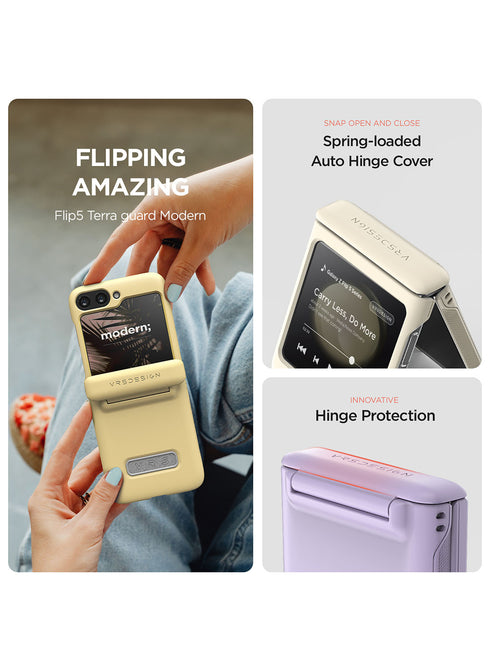 VRS Design Samgsung Galaxy Z Flip 5 Case Terra Guard MODERN