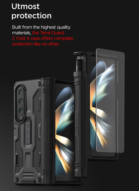 VRS Design Samsung Galaxy Z Fold 4 Case Terra Guard ACTIVE S
