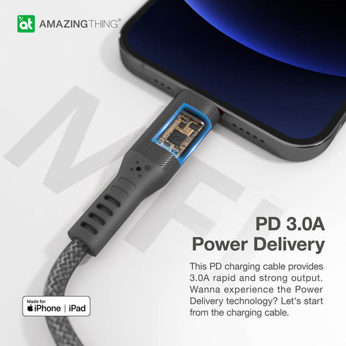 Amazing Thing Lightning Cable to USB-C Astro Pro Titan