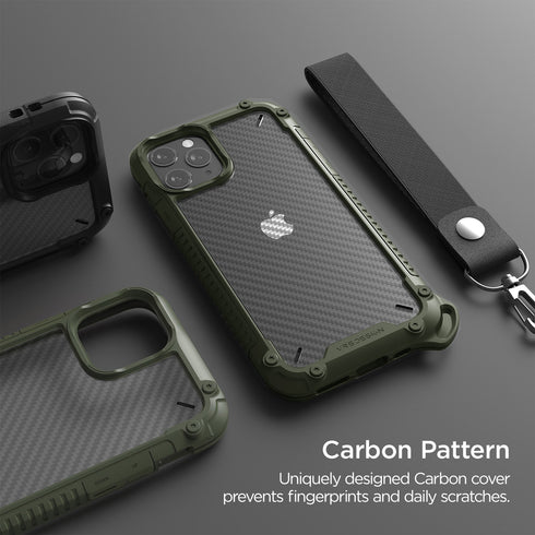 VRS Design iPhone 11 PRO case cover Crystal Mixx Pro - Green Carbon