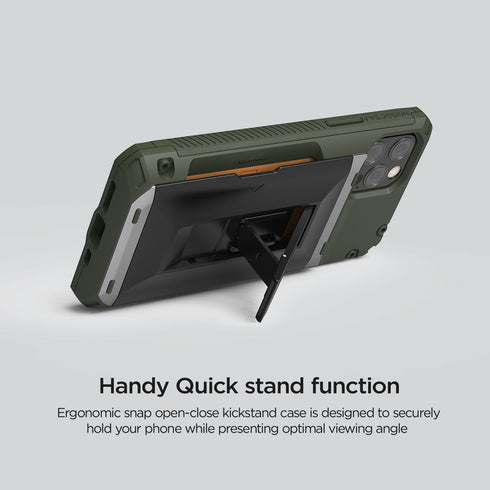 VRS Design iPhone 12 / iPhone 12 PRO Case Wallet Damda Glide Hybrid