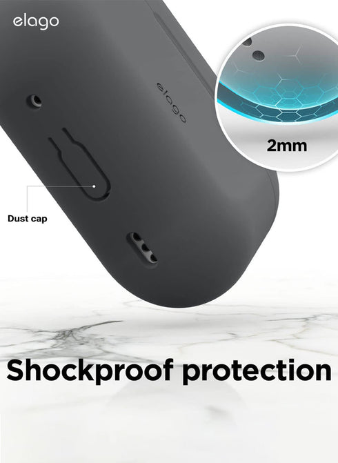 elago AirPods PRO 2 Case Silicone with Lanyard