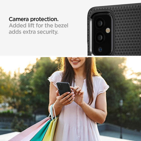 Spigen OnePlus 9 case cover Liquid Air (China & India Ver.) - Matte Black