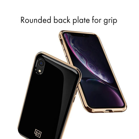 Spigen iPhone XR case cover La Manon Etui - Gold Black