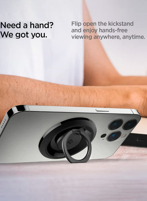Spigen O-Mag Ring (MagFit) Magnetic Phone Holder with Kickstand