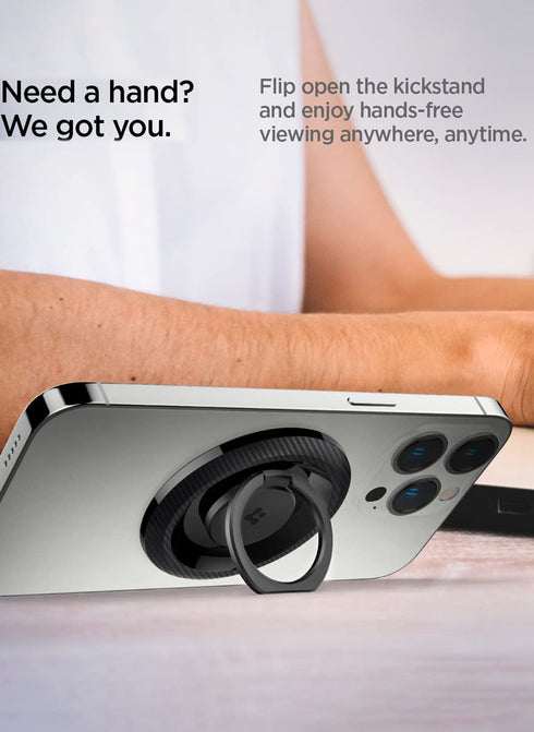 Spigen O-Mag Ring (MagFit) Magnetic Phone Holder with Kickstand